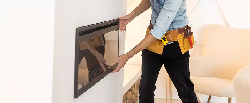 Metal Fireplace Installation in Sandusky, Ohio