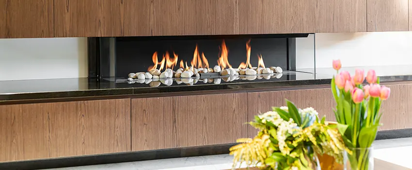 Double-height Fireplace Design Refurbishment in Sandusky, Ohio