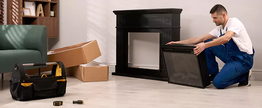Old Rusted Metal Fireplace Repair And Replacement in Sandusky, OH